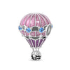 Diy Jewelry Accessories Bracelet Copper Silver Plated Romantic World Tour Car Hot Air Balloon Charm Beads Dripping Oil