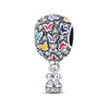 Diy Jewelry Accessories Bracelet Copper Silver Plated Romantic World Tour Car Hot Air Balloon Charm Beads Dripping Oil