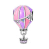Diy Jewelry Accessories Bracelet Copper Silver Plated Romantic World Tour Car Hot Air Balloon Charm Beads Dripping Oil