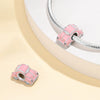 Diy Jewelry Accessories Bracelet Copper Silver Plated Romantic World Tour Car Hot Air Balloon Charm Beads Dripping Oil