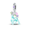 Diy Jewelry Accessories Bracelet Luminous Butterfly Firefly Elk Charm Beaded Silver Plated Dripping Oil
