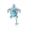 Diy Jewelry Accessories Bracelet Luminous Butterfly Firefly Elk Charm Beaded Silver Plated Dripping Oil