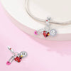 Diy Jewelry Accessories Bracelet 925 Silver Copper Plated Dripping Oil Style