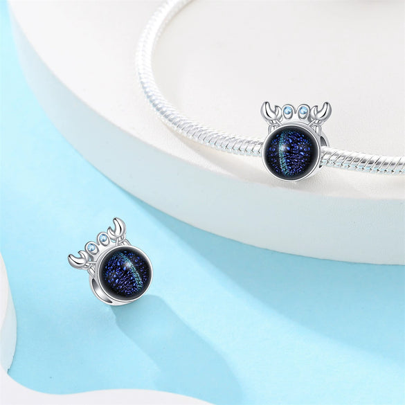Diy Jewelry Accessories Bracelet Silver Plated Original Design Dripping Oil Turtle Seahorse Charm Beads