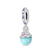 Diy Jewelry Accessories Bracelet Silver Plated Original Design Dripping Oil Turtle Seahorse Charm Beads