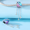 Diy Jewelry Accessories Bracelet 925 Sterling Silver Coffee Camera Luggage Beaded Charm Dripping Oil Original Design