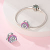 Diy Jewelry Accessories Bracelet White Copper Silver Plated Dripping Oil Design