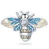 Diy Jewelry Accessories Butterfly Dragonfly Bee Owl Charm Beads Copper Silver Plated Dripping Oil Original Design Animals Style