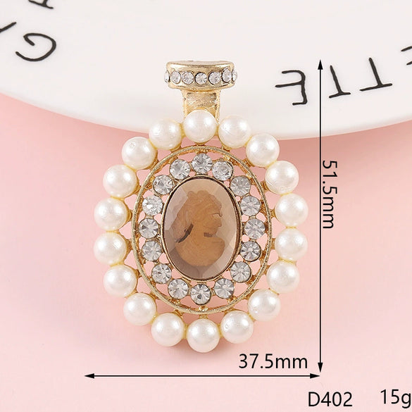 Diy Jewelry Accessories Clogs Pearl Bracelet Decorative Material With Butterfly Little Bear Love Pattern Zinc Alloy Handmade