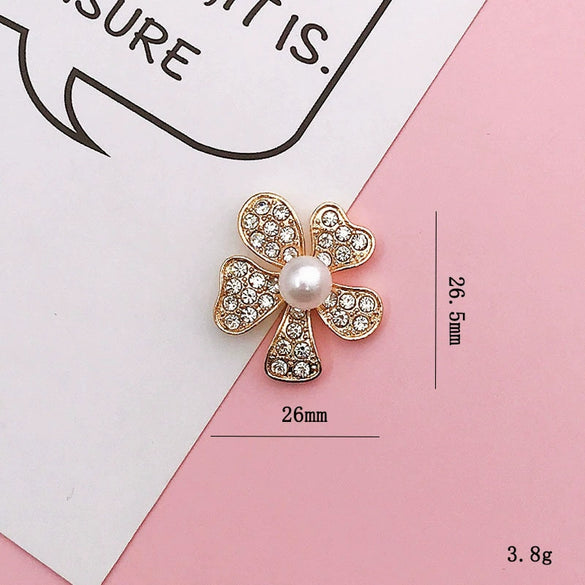 Diy Jewelry Accessories Clogs Pearl Bracelet Decorative Material With Butterfly Little Bear Love Pattern Zinc Alloy Handmade