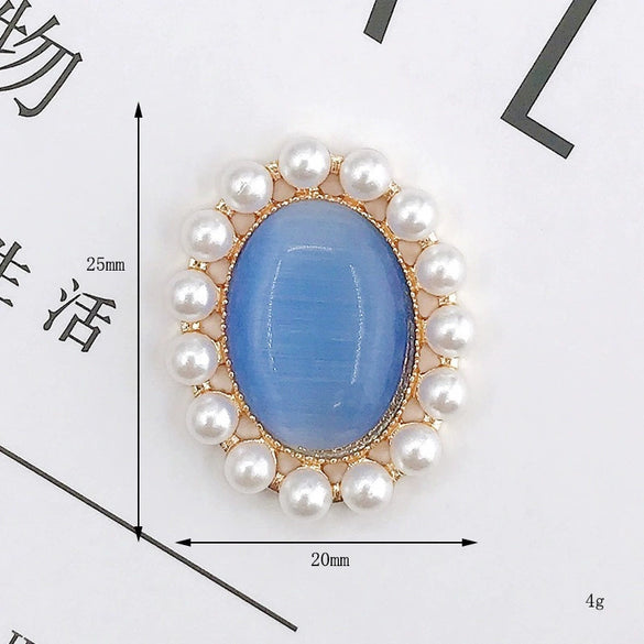 Diy Jewelry Accessories Clogs Pearl Bracelet Decorative Material With Butterfly Little Bear Love Pattern Zinc Alloy Handmade