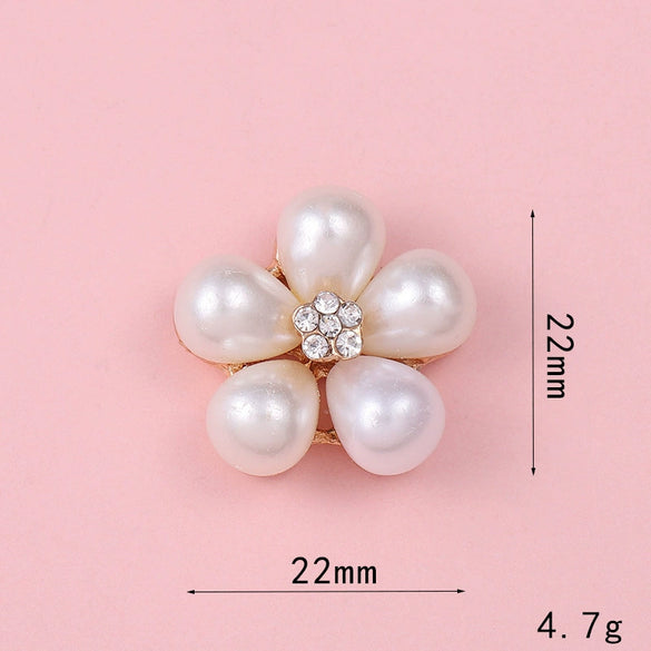Diy Jewelry Accessories Clogs Pearl Bracelet Decorative Material With Butterfly Little Bear Love Pattern Zinc Alloy Handmade