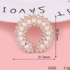 Diy Jewelry Accessories Clogs Pearl Bracelet Decorative Material With Butterfly Little Bear Love Pattern Zinc Alloy Handmade