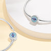 Diy Jewelry Accessories Devil's Eye Bracelet Copper Silver Plated