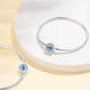Diy Jewelry Accessories Devil's Eye Bracelet Copper Silver Plated