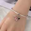 Diy Jewelry Accessories Flamingo Sunflower Pendant Beads Bracelet Copper Silver Plated Dripping Oil
