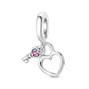 Diy Jewelry Accessories Love Star Moon Beads Pendant In S925 Sterling Silver With Dripping Oil Design