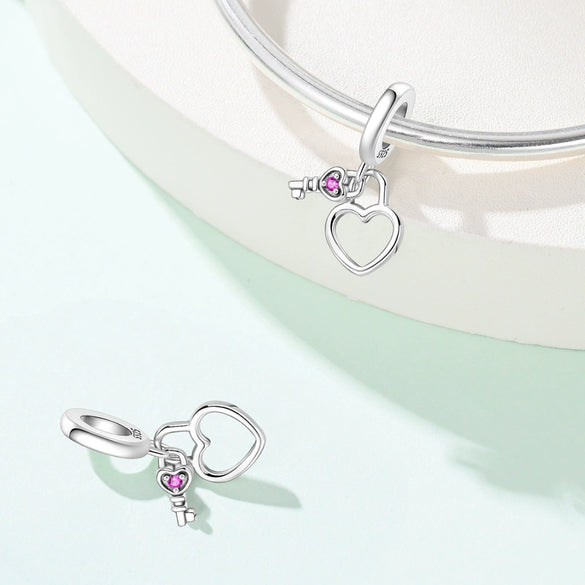 Diy Jewelry Accessories Love Star Moon Beads Pendant In S925 Sterling Silver With Dripping Oil Design