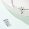 Diy Jewelry Accessories Love Star Moon Beads Pendant In S925 Sterling Silver With Dripping Oil Design