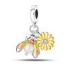 Diy Jewelry Accessories Luminous Firefly Beads 925 Silver Charm Bracelet With Dripping Oil Design