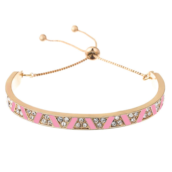 Diy Jewelry Accessories Metal Drop Shape Electroplated Geometric Original Design Bracelet
