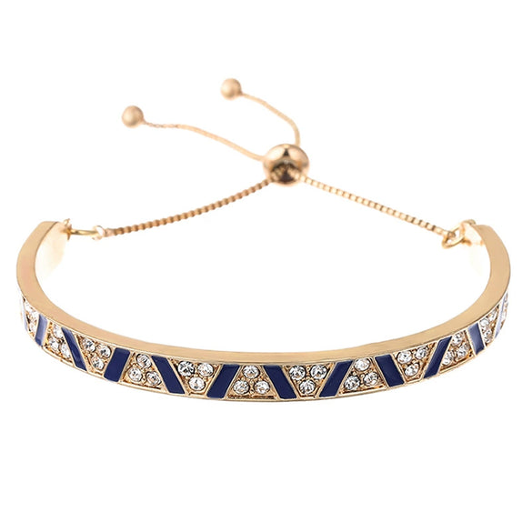 Diy Jewelry Accessories Metal Drop Shape Electroplated Geometric Original Design Bracelet