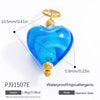 Diy Jewelry Accessories Necklace Pendant Stainless Steel Electroplating 18K Gold Sweet Geometric Style