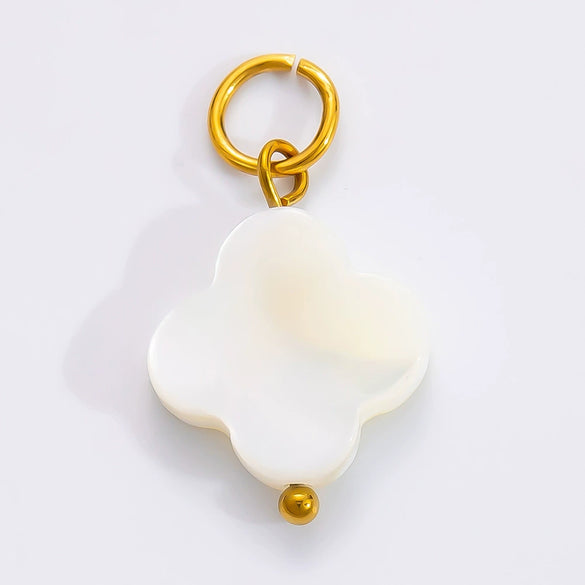 Diy Jewelry Accessories Necklace Pendant Stainless Steel Electroplating 18K Gold Sweet Geometric Style