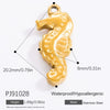 Diy Jewelry Accessories Necklace Pendant Stainless Steel Electroplating 18K Gold Sweet Geometric Style