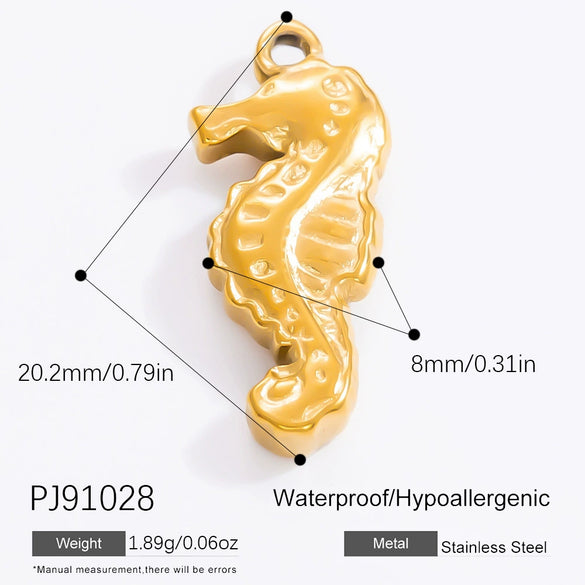 Diy Jewelry Accessories Necklace Pendant Stainless Steel Electroplating 18K Gold Sweet Geometric Style