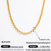 Diy Jewelry Accessories Necklace Pendant Stainless Steel Electroplating 18K Gold Sweet Geometric Style