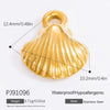 Diy Jewelry Accessories Necklace Pendant Stainless Steel Electroplating 18K Gold Sweet Geometric Style