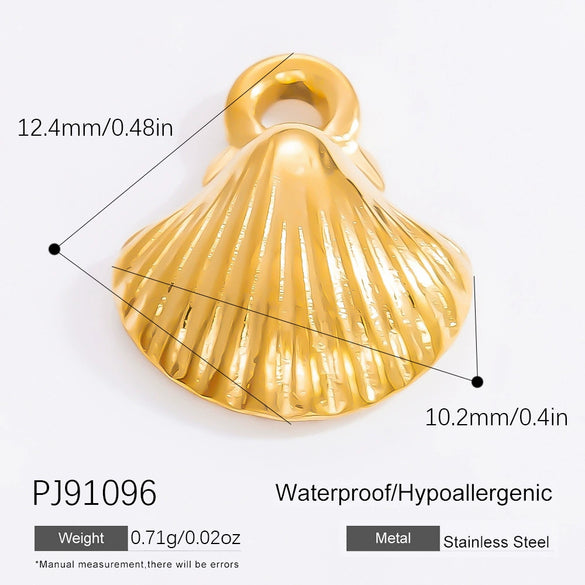Diy Jewelry Accessories Necklace Pendant Stainless Steel Electroplating 18K Gold Sweet Geometric Style