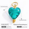 Diy Jewelry Accessories Necklace Pendant Stainless Steel Electroplating 18K Gold Sweet Geometric Style