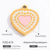 Diy Jewelry Accessories Necklace Pendant Stainless Steel Electroplating 18K Gold Sweet Geometric Style