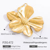 Diy Jewelry Accessories Necklace Pendant Stainless Steel Electroplating 18K Gold Sweet Geometric Style