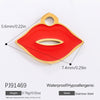 Diy Jewelry Accessories Necklace Pendant Stainless Steel Electroplating 18K Gold Sweet Geometric Style