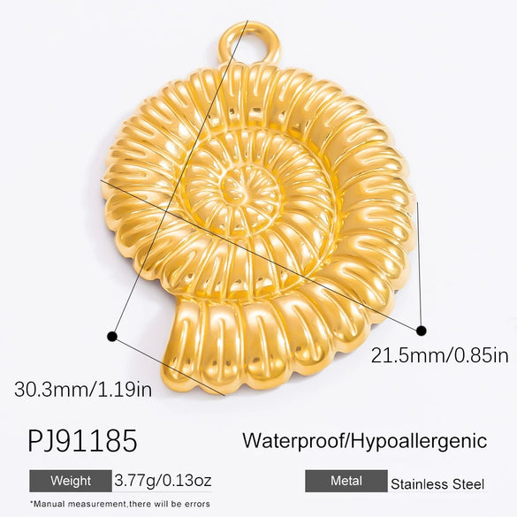 Diy Jewelry Accessories Necklace Pendant Stainless Steel Electroplating 18K Gold Sweet Geometric Style