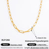 Diy Jewelry Accessories Necklace Pendant Stainless Steel Electroplating 18K Gold Sweet Geometric Style