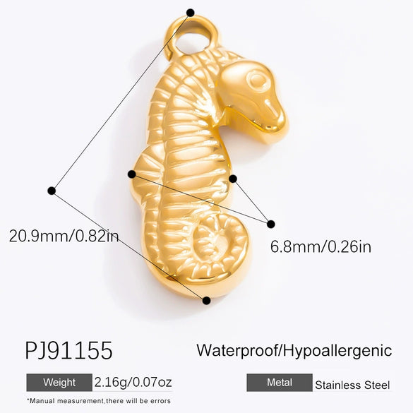 Diy Jewelry Accessories Necklace Pendant Stainless Steel Electroplating 18K Gold Sweet Geometric Style