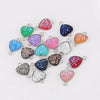 Diy Jewelry Accessories Peach Heart Love Shape Stainless Steel Pendant