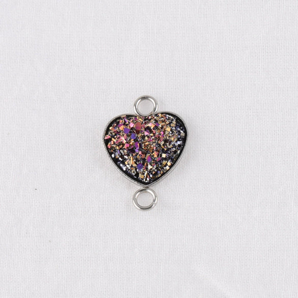 Diy Jewelry Accessories Peach Heart Love Shape Stainless Steel Pendant