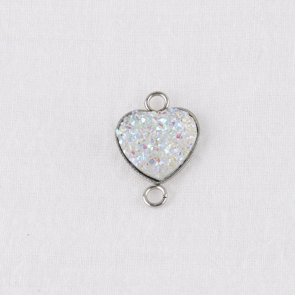 Diy Jewelry Accessories Peach Heart Love Shape Stainless Steel Pendant