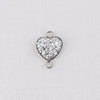 Diy Jewelry Accessories Peach Heart Love Shape Stainless Steel Pendant