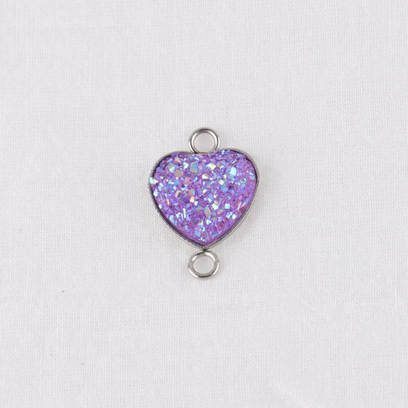 Diy Jewelry Accessories Peach Heart Love Shape Stainless Steel Pendant
