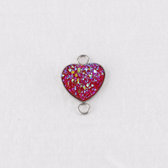 Diy Jewelry Accessories Peach Heart Love Shape Stainless Steel Pendant