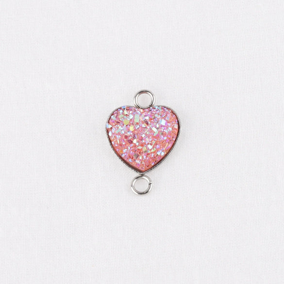 Diy Jewelry Accessories Peach Heart Love Shape Stainless Steel Pendant