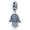 Diy Jewelry Accessories Pendant Beads 925 Silver White Copper Plated Devil's Eye Dripping Oil Design