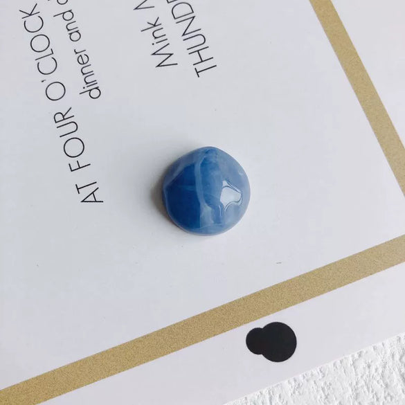 Diy Jewelry Accessories Plastic Resin Smudged Cloudlike Patch Earrings Necklace Materials