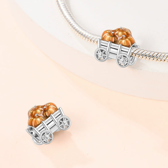 Diy Jewelry Accessories Pumpkin Hedgehog Hanging Beads Silver Plated Dripping Oil Bracelet String Decoration Material